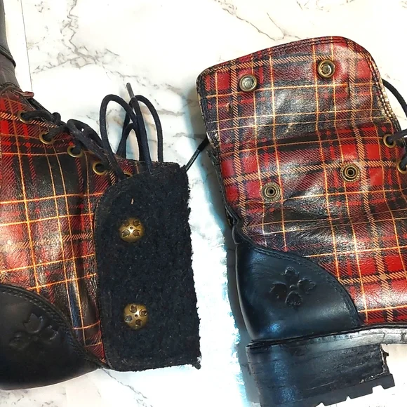 Patricia Nash tartan plaid booties, size 5.5 - Picture 8 of 10